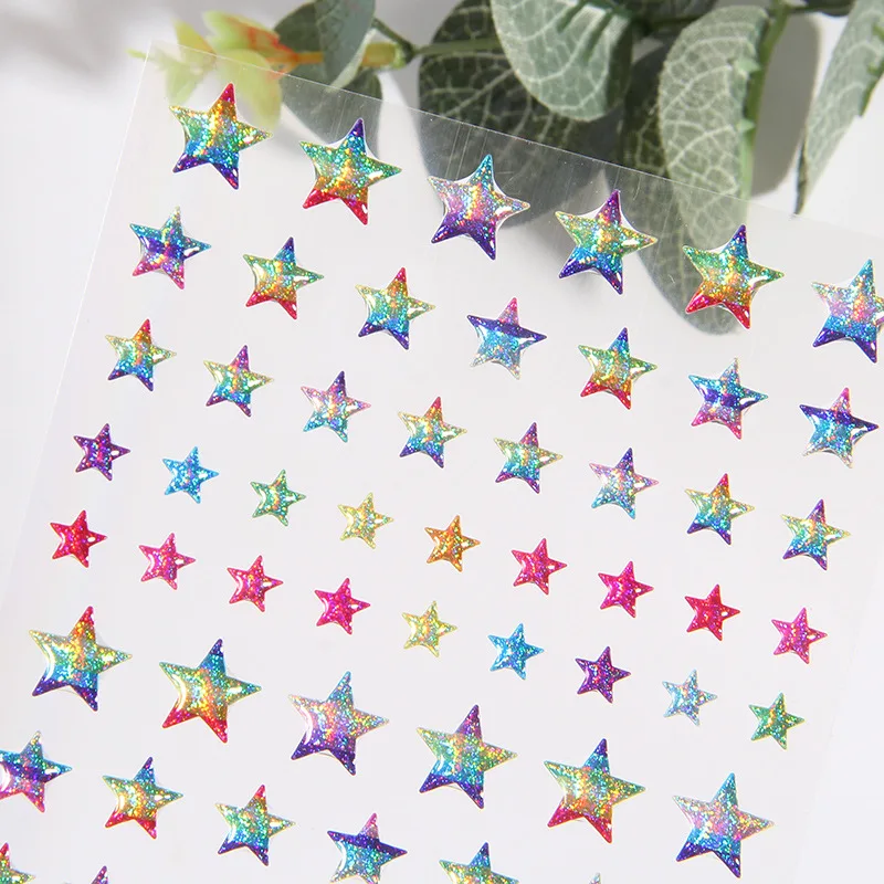 Stickers Rhinestone Tattoo Disposable DIY Diamond Star Stickers Sticker  Love +