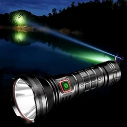 C2 Portable Led Lamp Led Torch 50w Powerful Strong Light Long Range Flashlight Usb C Rechargeable 18650/26650 Camping Lantern