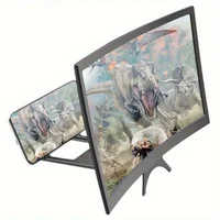 12 Inch Large Curved Screen 3D HD Mobile Phone Screen Magnifier Video Amplifier Universal Smartphone Stand Holder 5