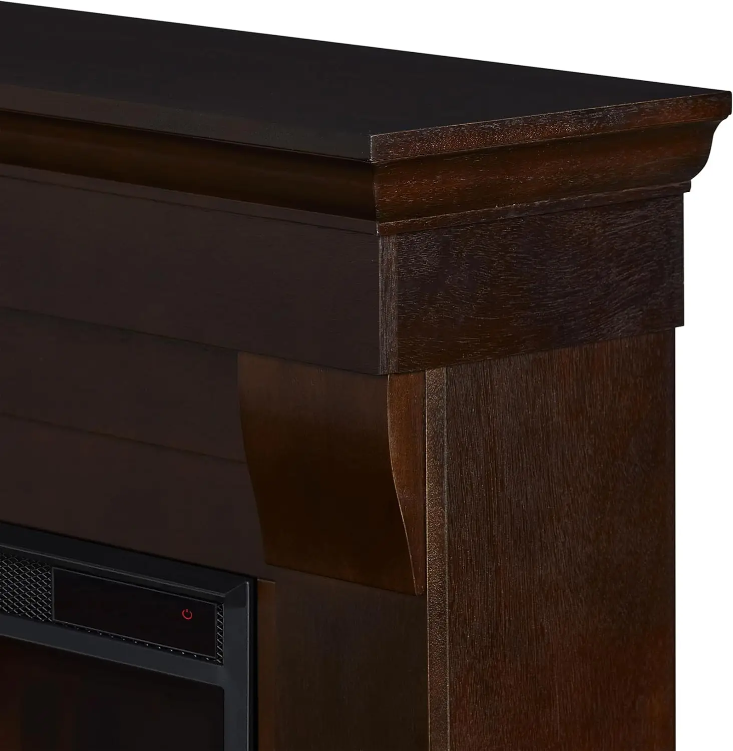 41'Electric Fireplace with Mantel for Living Room or Bedroom, Replaceable Fireplace Insert Heater,Realistic Log and Flame Effect 5