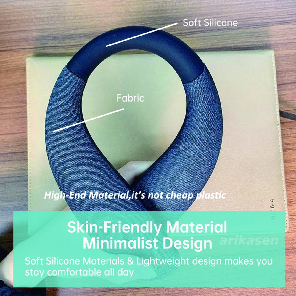 Neckband Bluetooth Speakers 12H music Wireless Wearable Speaker True 3D Stereo Sound Portable Personal Speakers with microphone mini bluetooth speaker,portable speaker,bluetooth speaker,neckband speaker,audio speaker
