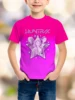 Huntrix Kpop Demon Hunters T-Shirt for Boys Girls Fans Gift Summer Crew Neck Short Sleeve Tees Fashion Kids T-shirt