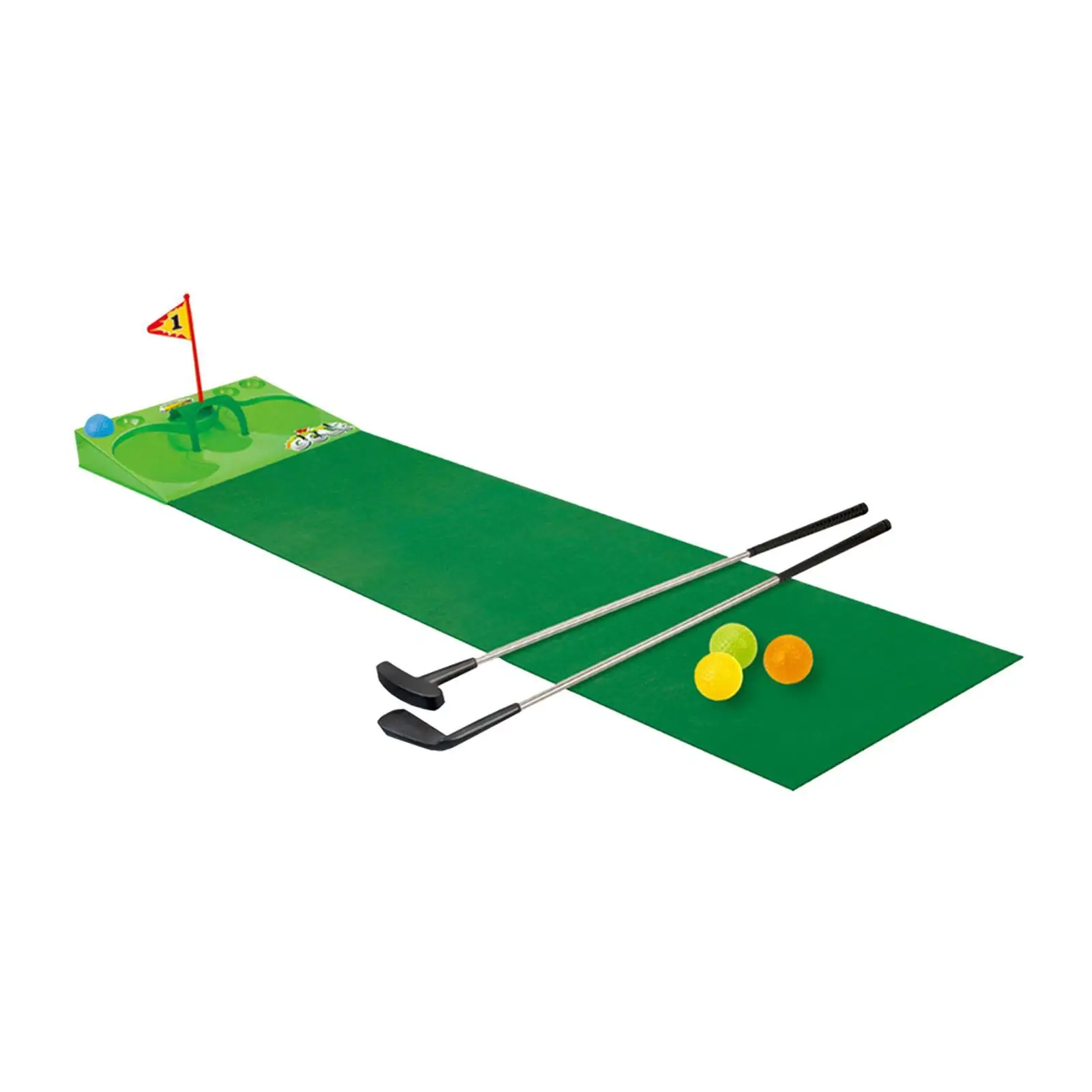 

Mini Muti-Function Interactive Golf Practice Set for Party Backyard