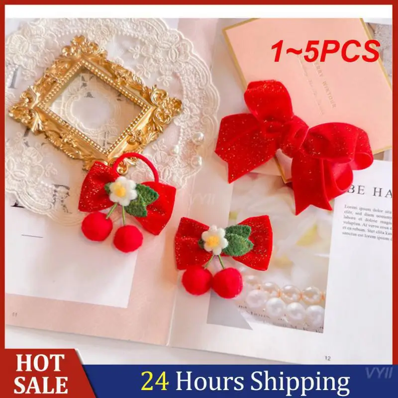 

1-5 шт., бархатная заколка для волос, из высококачественного материала