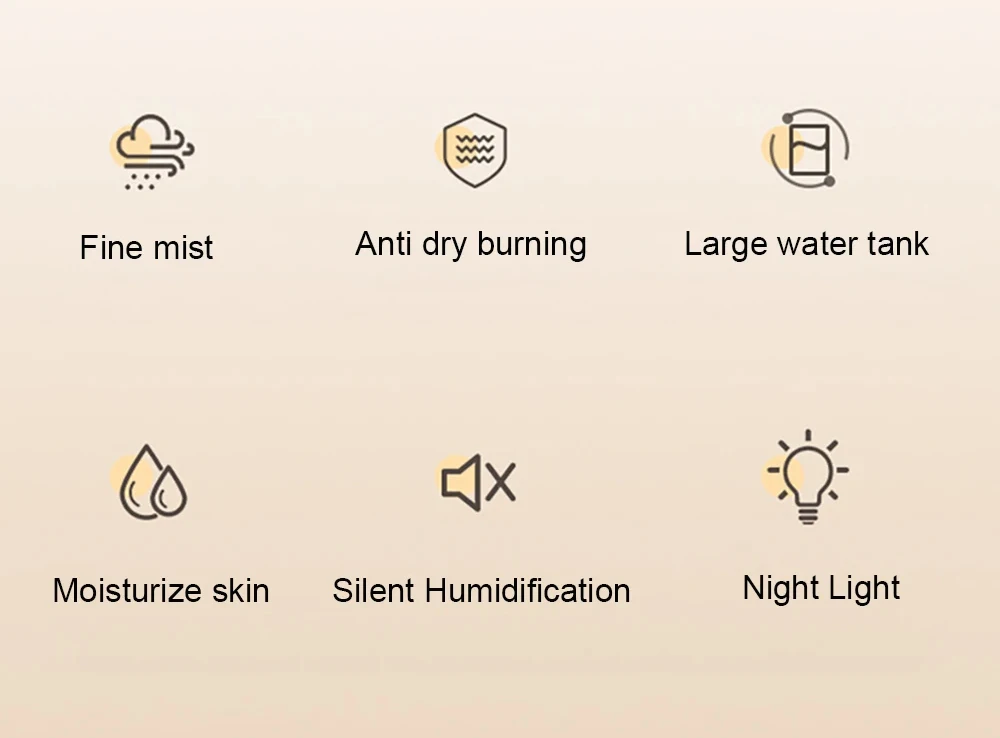 Description Picture 3 of itemAir Humidifier 2.2L Large Capacity Double Spray Humidifier Desktop Water Humidifier USB Dual Humidifier Diffuser for Home Office