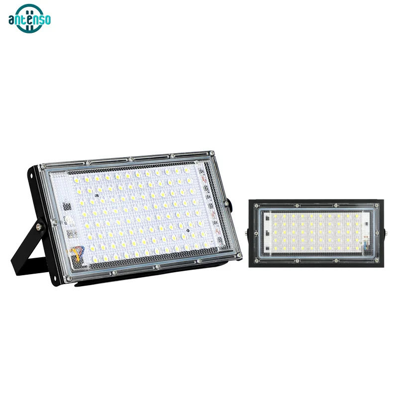 LED Flood Light IP65 Waterproof AC 110V 220V 50W 100W Outdoor Garden Projector Lighting Spotlight Wall Lamps Floodlights led flood light