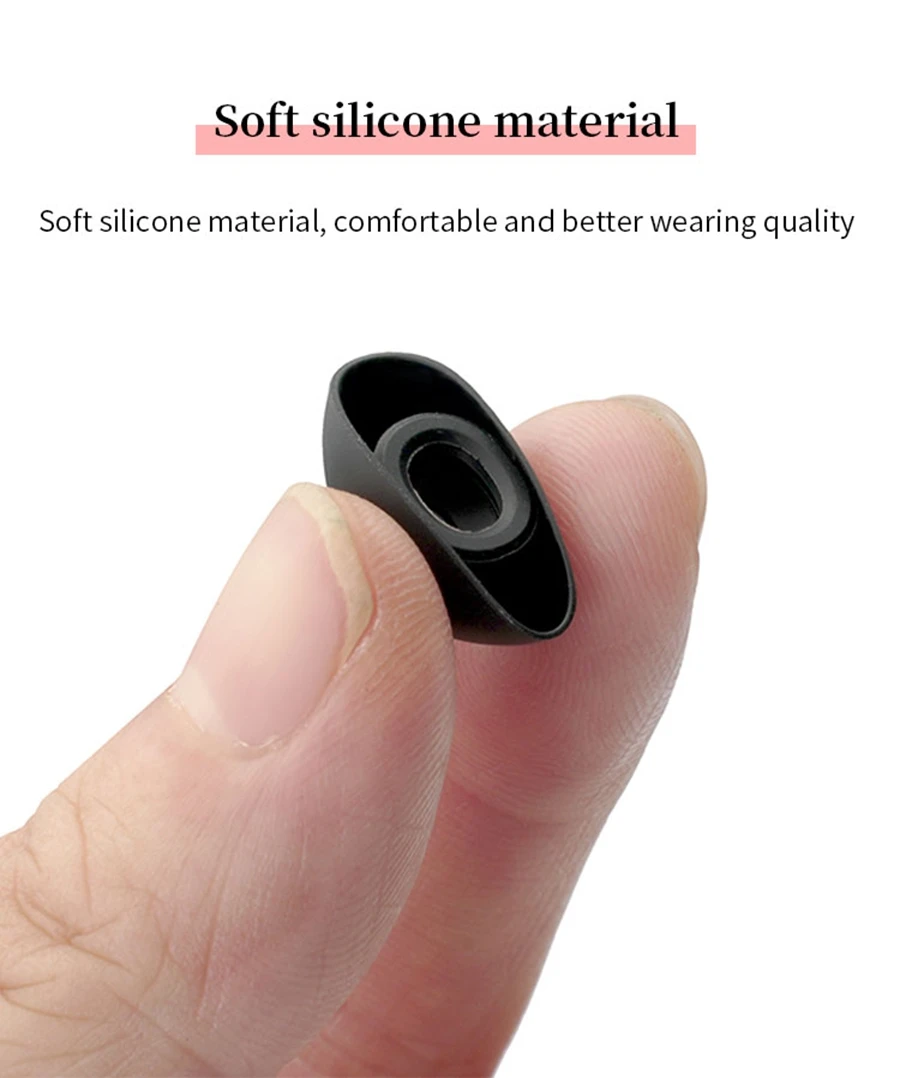 6Pcs Silicone Ear Tips for XIAOMI Redmi Buds6 Pro True Wireless Earbuds Eartips REDMI Buds5 Pro TWS Tips headphones Earplugs