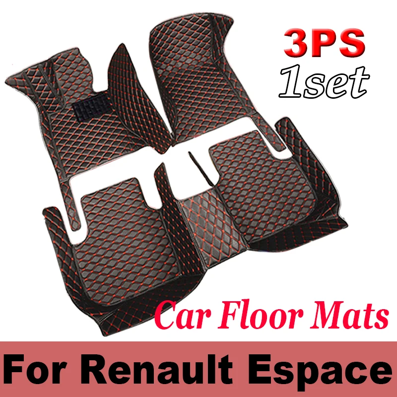 

Пользовательские 3D Автомобильные коврики для Renault Espace 2018-2022 Captur Talisman Laguna, аксессуары для интерьера, искусственная кожа