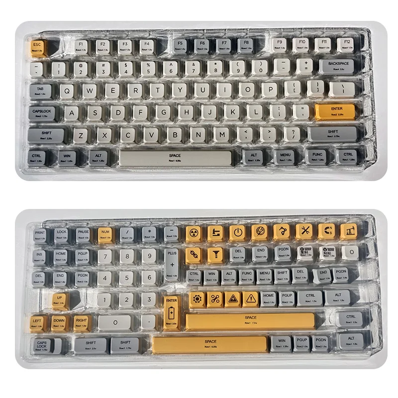 Teclado Retro, MDA Perfil Key Cap, Acessório Teclado Mecânico