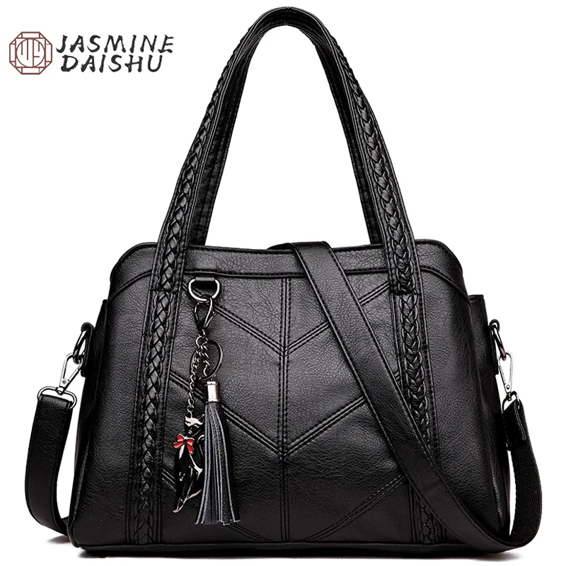 Mabel London - Borsa a tracolla da donna, alla moda, con tracolla lunga, in diversi stili, Design 1 – blu navy medio, Medium