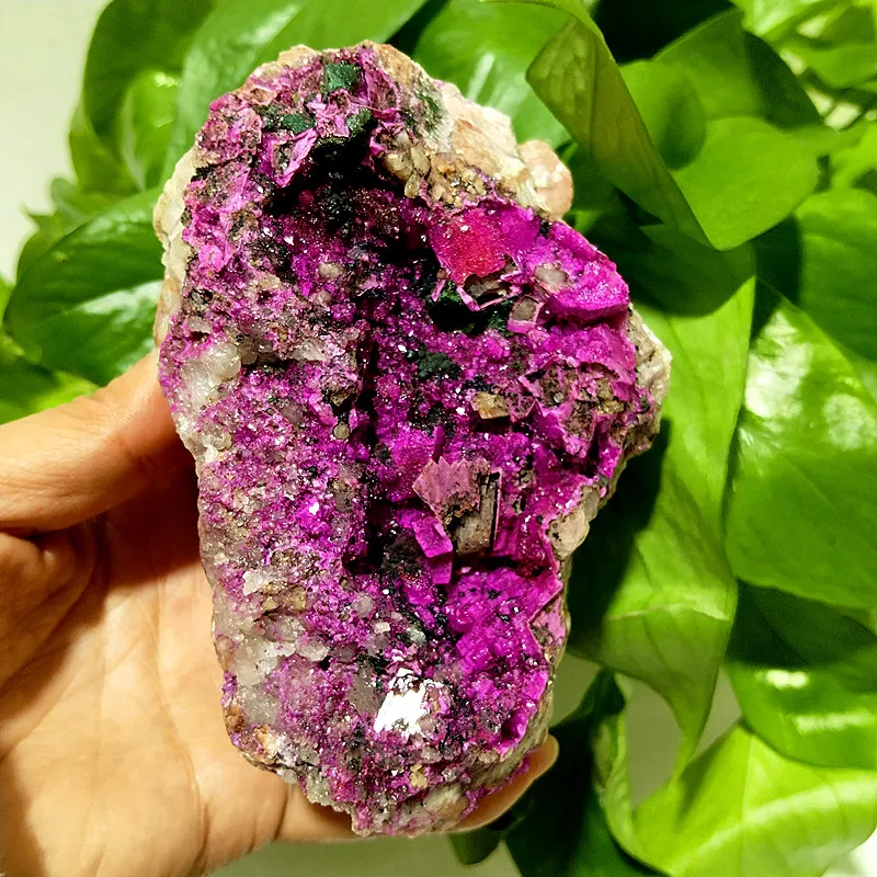 Natural Stones Cobaltocalcite Pink Crystal Raw Rock Mineral Specimen Voodoo Meditation Reiki Feng Shui Crystal Room Decoration 2
