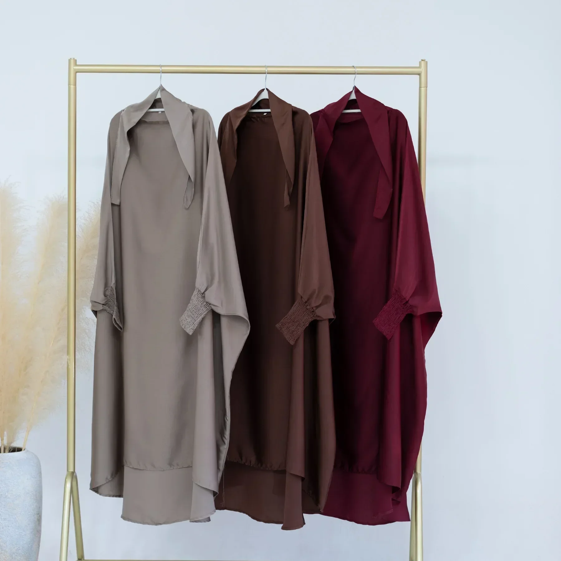One Piece Jilbab Child Girl Kids Hooded Abaya Girls Muslim Prayer Khimar Hijab Dress Ramadan Eid Islamic Clothes Turkey Djellaba