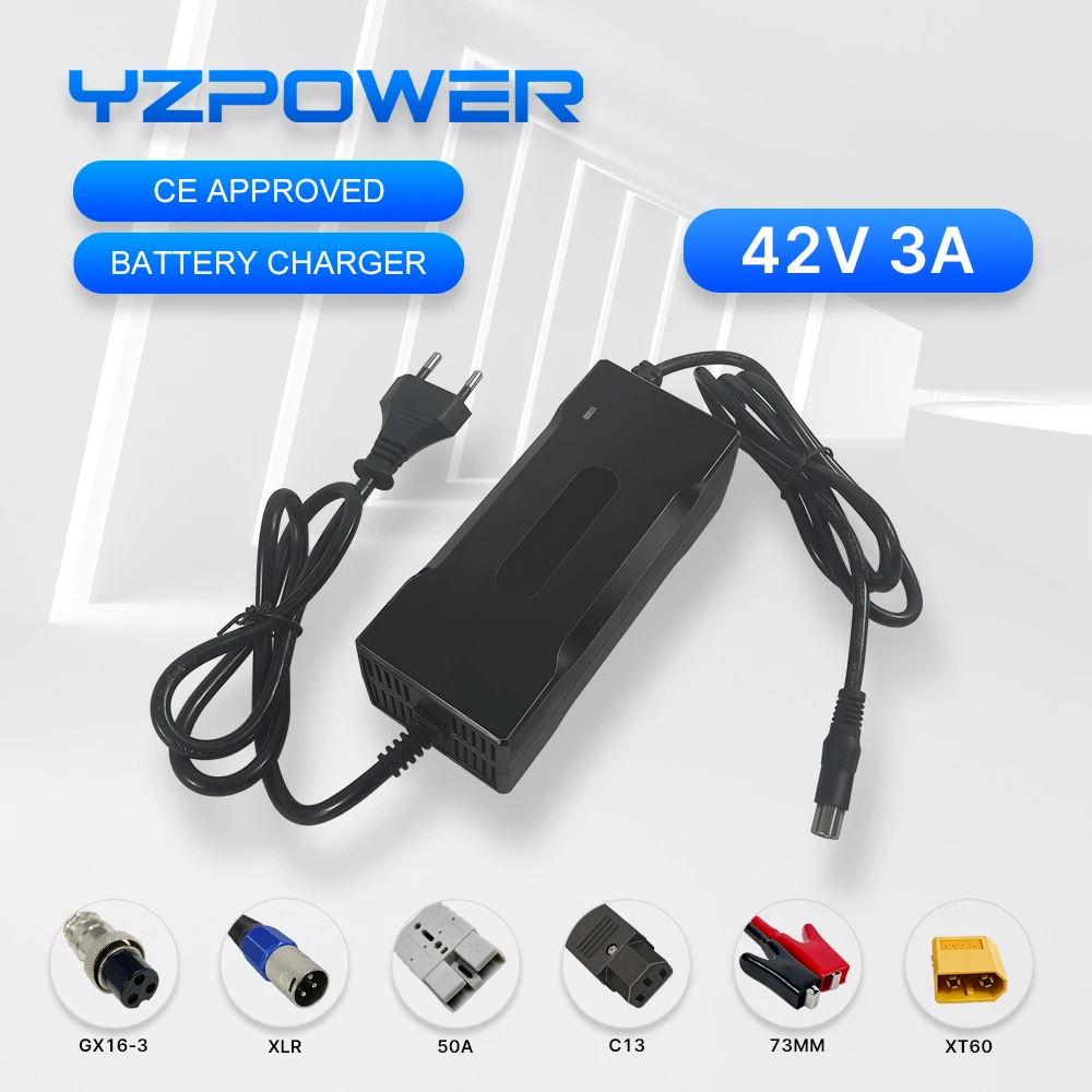 YZPOWER42V3ALithiumBatteryChargerfor36VBalanceBoardSingle