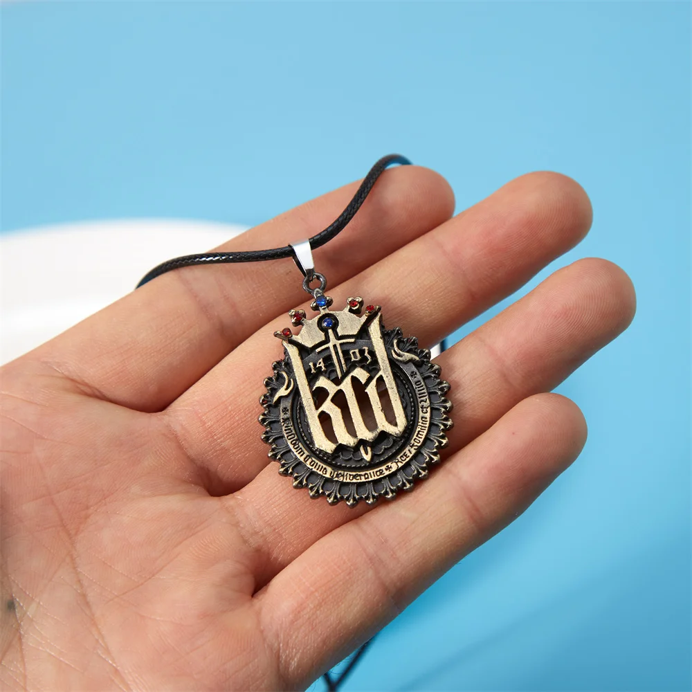 Kingdom and Come Necklace Hot Game Deliverance Series Pendant Inlay Crystal Exquisite Chain Jewelry Collection Cosplay 4