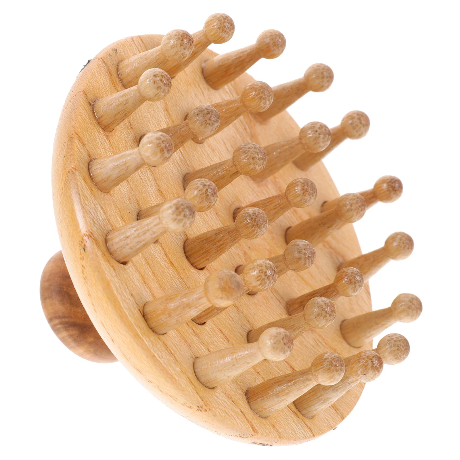 Gleavi Wooden Massage Comb Wide Tooth Hair Brush Shampoo Brush Wet Dry Hair Scalp Care Brush 20pcs natural bamboo lid wooden screw lotion spray shampoo cap for cosmetic packaging bottle dropper lid lotion pump spray top
