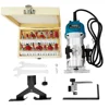220V Wood Router Woodworking Electric Trimmer Wood Milling Engraving Slotting Trimming Carving Machine With Milling Cutter 1
