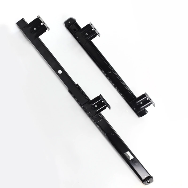 Heavy Duty Ball Bearing Slides 1Pair Keyboard Drawer Tray Accessories Furniture Rail Rack With Adjustable Height Bracket drawer slides