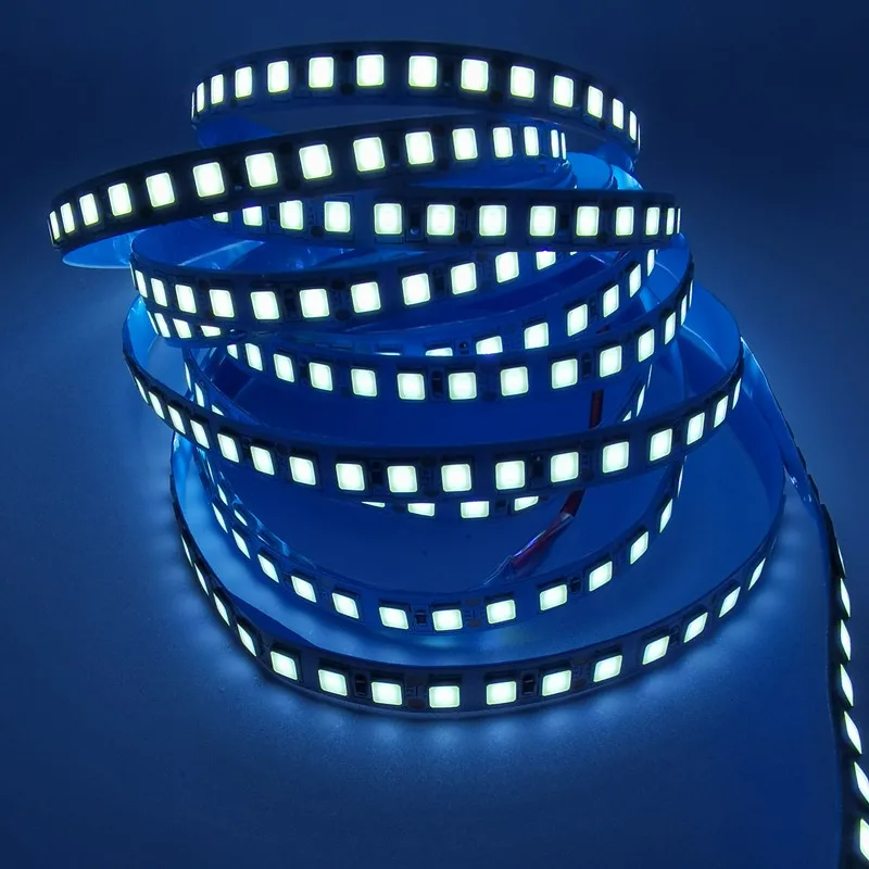 LED Strip 5054 DC12V 120LEDs/m 5M Waterproof Flexible Tape Light Warm White Cold White Blue green red LED Strip 5m dc12v 120leds m led strip neon tape smd 2835 soft rope bar light silicon rubber tube outdoor flexible waterproof light