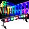 Stage Wash Light Bar 4in1 RGBW COB LED Wall Washer Light With Sound Activated DMX Control For DJ Disco Party Wedding Birthday 1