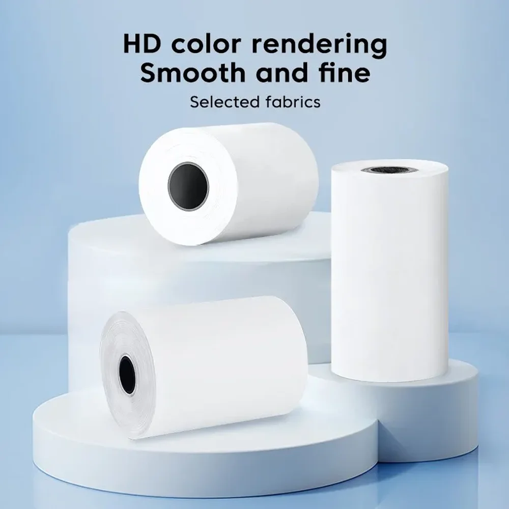 Description Picture 5 of itemHD Mini Portable Printer Thermal Paper Universal 57mm Self-adhesive Paper Label Sticker For Phone Printing Picture Photo