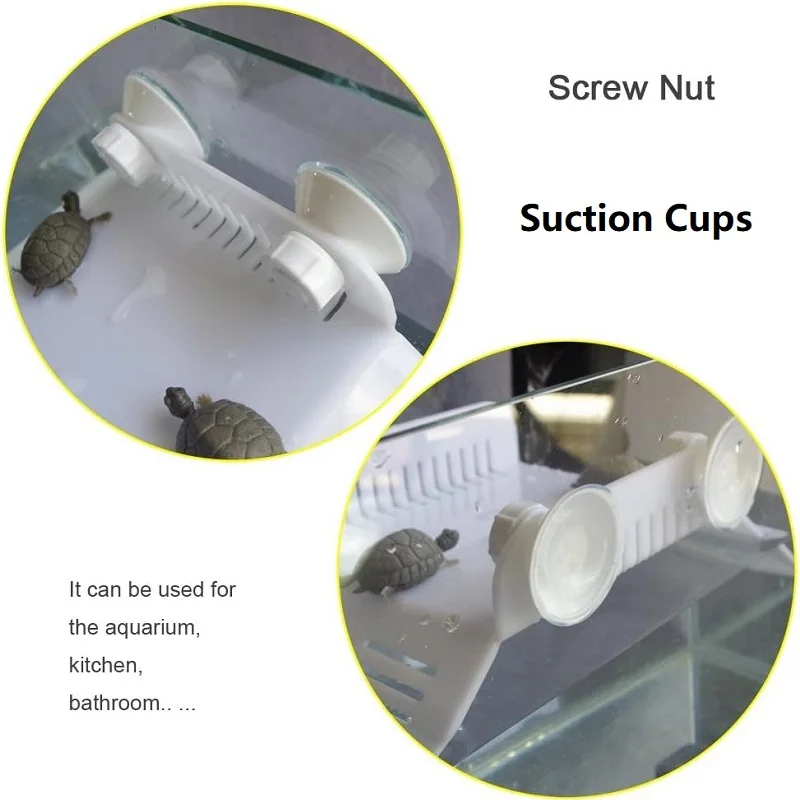 Strong Screw Nut Suction Cup 5 Pcs 4.5cm Hand Tighten Adjustment Turtle Platform Sucker with Press Cap Nut Screw Hook for Glass aquarium accessories,aquarium suction cup