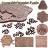 Impossible Adult Jigsaw Wooden Puzzles For Adults Games Brain Burning Wooden Puzzle Children 3D Puzzle Brain-teaser Puzzle Toys 1
