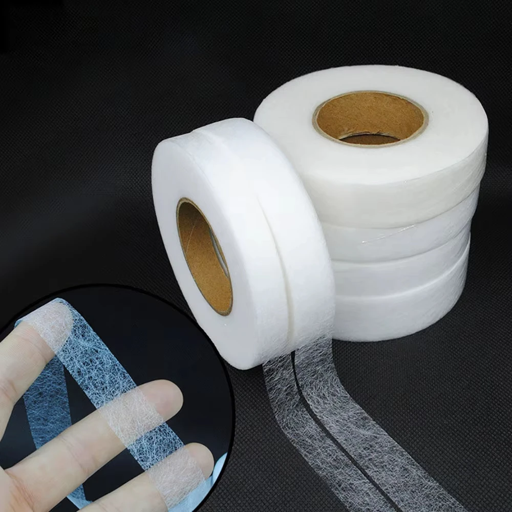 Pants Hem Tape 24M Pants Hem Tape Self-Adhesive Edge Shorten Paste Tape DIY Tools Jean Clothes Length Shorten Household Sewing Accessories