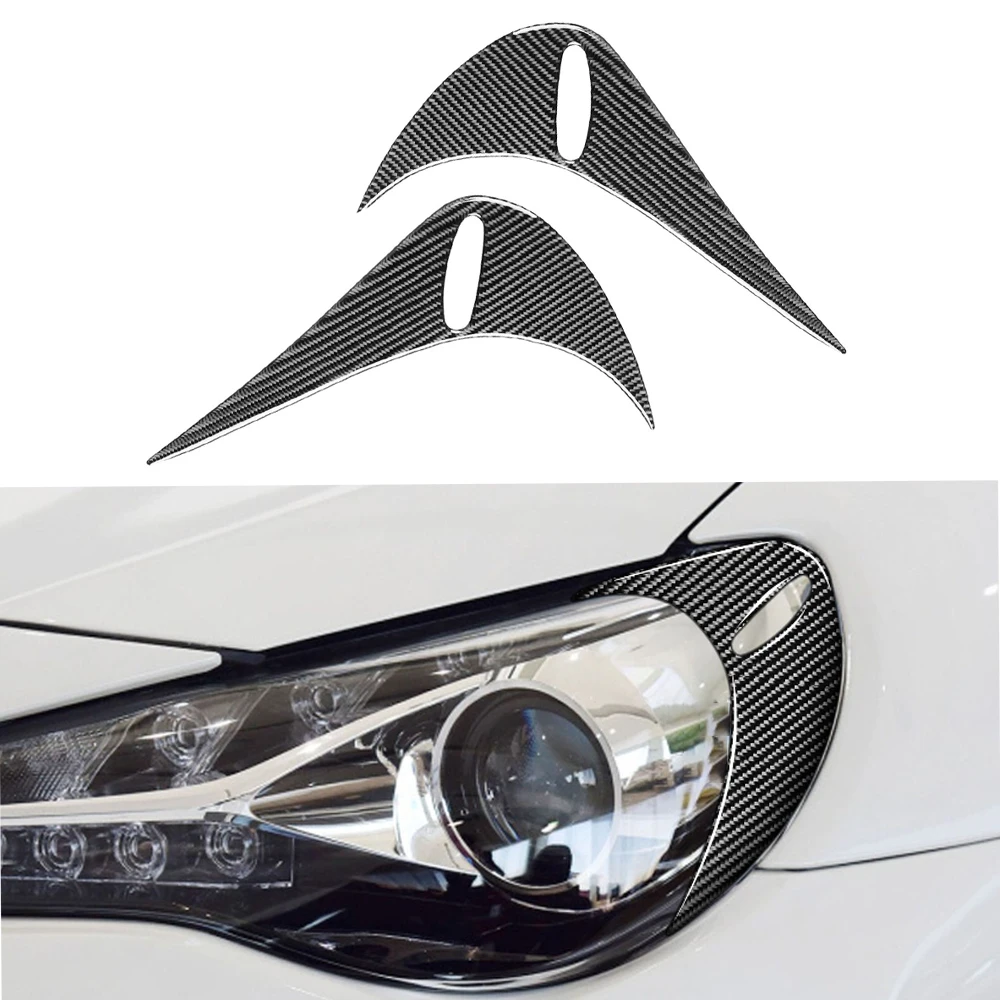 NEW Maier Black Carbon Fiber Look Headlight Hood Plastics For Suzuki LT80 & Kawasaki KFX80 ATVs