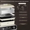 XL electric steamer household steaming, baking, rinsing and cooking integrated pot multi-functional stainless steel breakfast 2