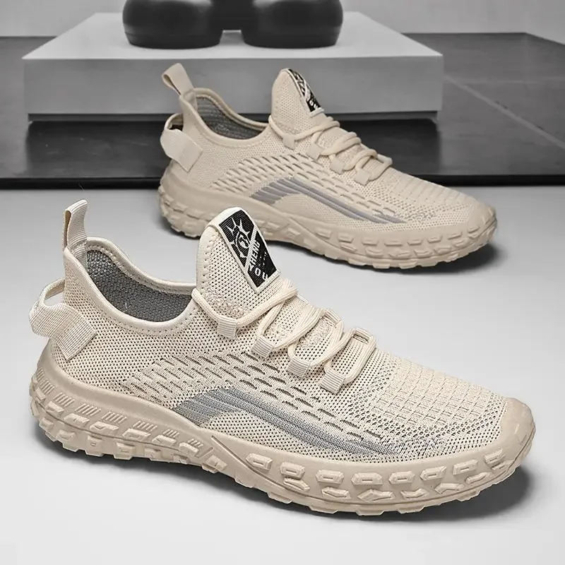 

Кроссовки мужские с мягкой подошвой, дышащие амортизирующие, Повседневная теннисная обувь, лето