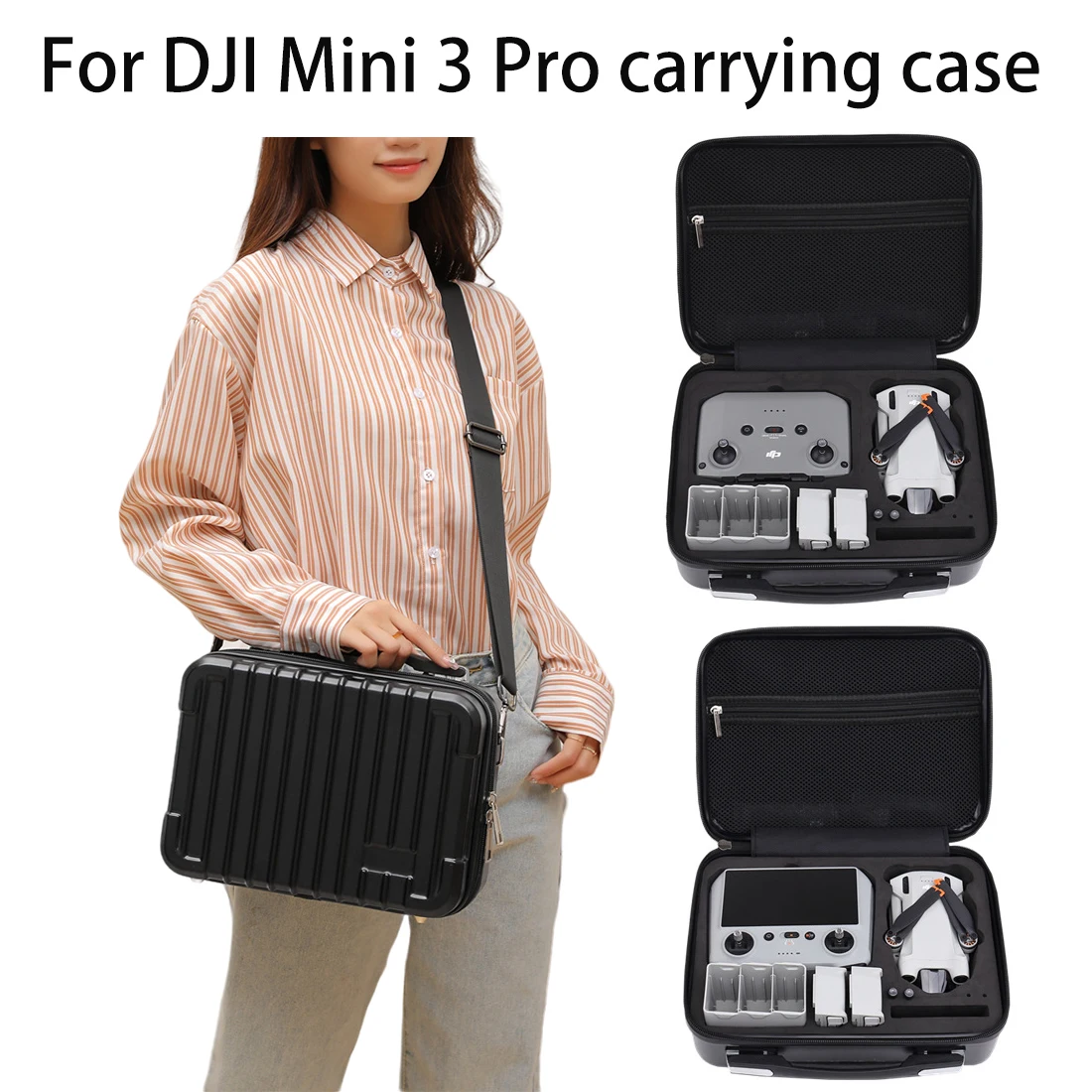 

Drone accessories DJI Mini3 suitcase shoulder bag for DJI Mini 3 Por suitcase hard shell portable drone storage case,