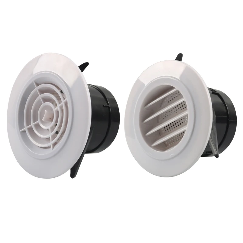 

Adjustable Air Vent ABS Soffit Vent Round Soffit Air Vent Exhaust Wall Ceilling Vent Wall Ceilling Cover for RVs Trailer F19A