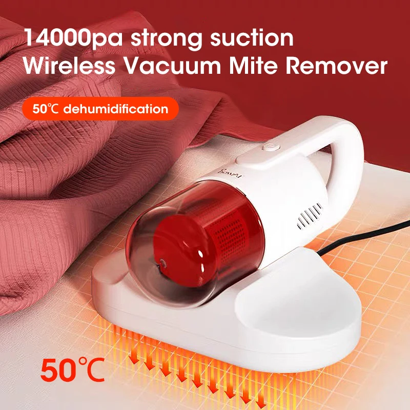 

14500Pa Wired Vacuum Mite Remover Bed Mattress Removal Handheld Powerful Vacuum Cleaner for Cleaning Bed Pillows Clothes Sofa