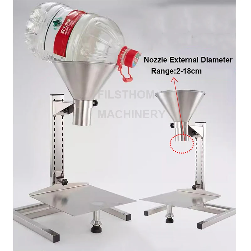 Liquid Paste Powder Granule Manule Feeding Filling Packing Funnel Device