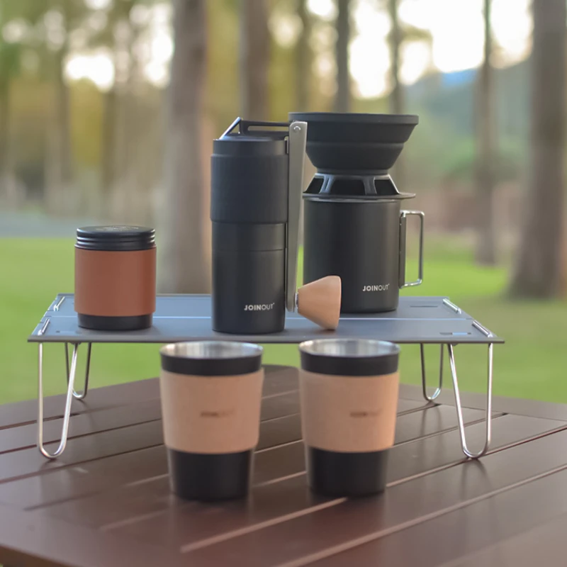 Coffeware Set Portable Outdoor Travel Camp Hand Brewed Coffee Set