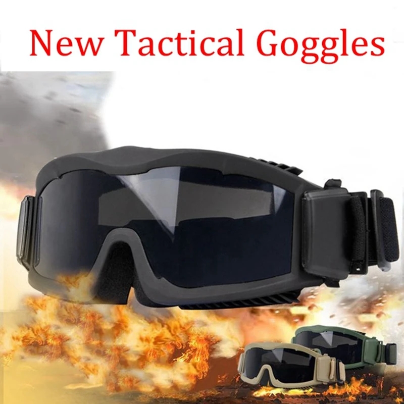 Tactical Airsoft Glasses Tactical Goggles Airsoft Lenses Safety