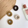 6pcs/bag Korean High Elastic Hair Bands Thick Hair Rope Ring Updo Ties Headwear Girls Kids Women Girls Hair Styling Accessories 3