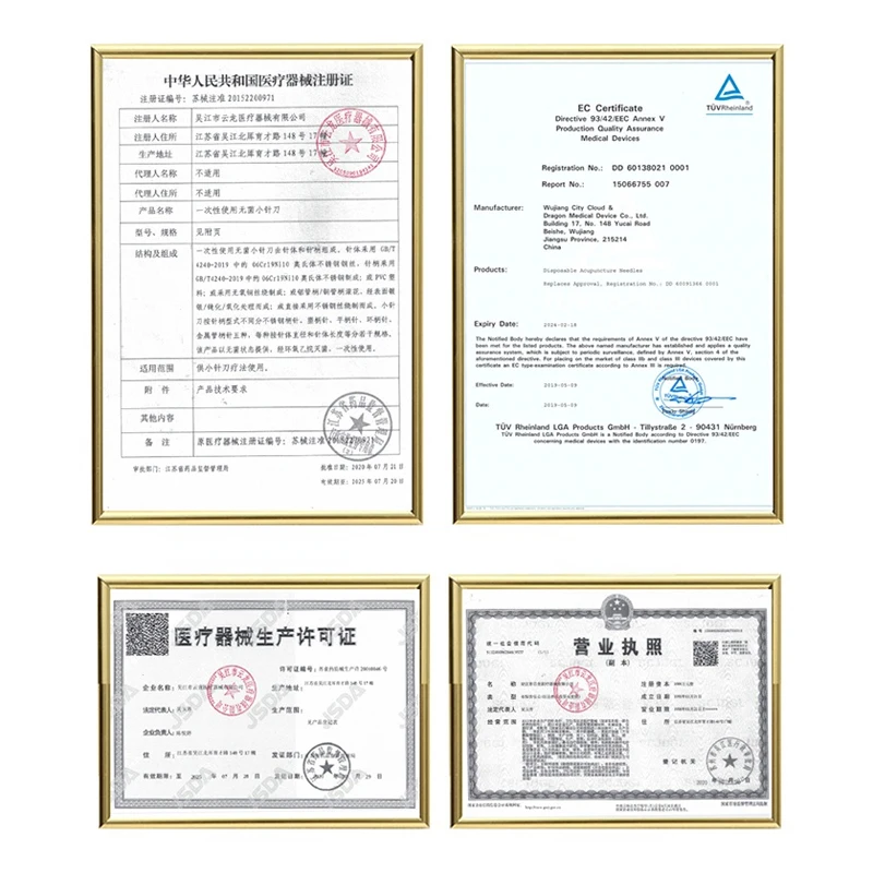 500Pcs Sterile Acupuncture Needle with Tube Plastic Handle Micro Needle Beauty Massage 0.12/0.14/0.16/0.18/0.20