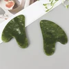 Helu Jade Gua Sha Tool Xiuyan Jade Heart-shape Massager Neck Massage Guasha Beauty Product Skin Care health Tool 3 Helu Jade Gua Sha Tool Xiuyan Jade Heart-shape Massager Neck Massage Guasha Beauty Product Skin Care health Tool 3
