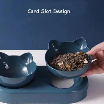 Triple Pet Feeder Bowls 5