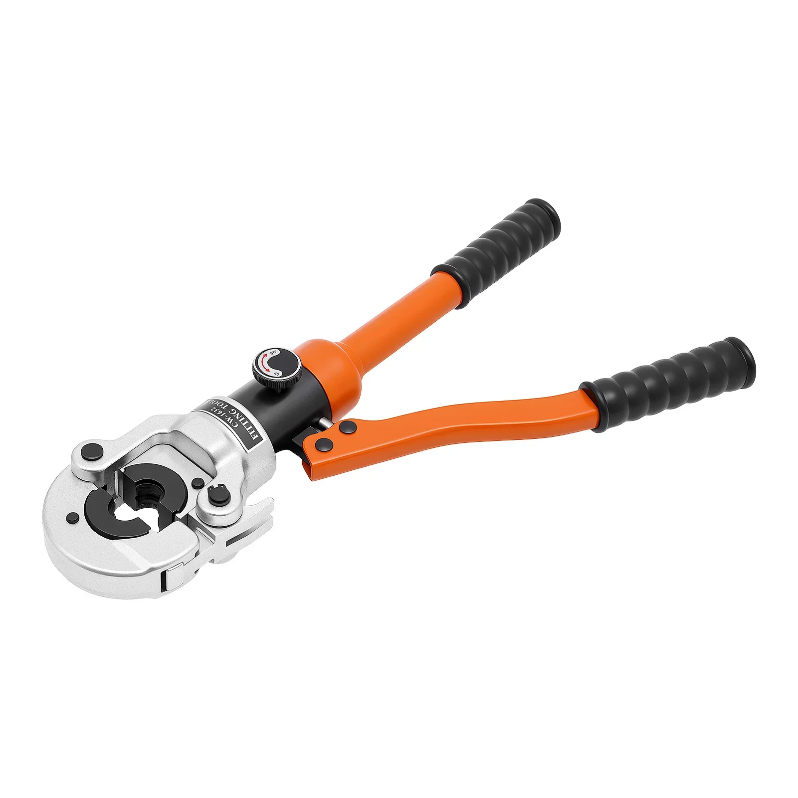 CNCEST Contour Orange Hydraulikzange, Crimpzange V mit 5 Sätzen* Matrizen V12, V15, V18, V22, V28-360 ° Drehbarer Kopf 8T/80KN – Detail 2