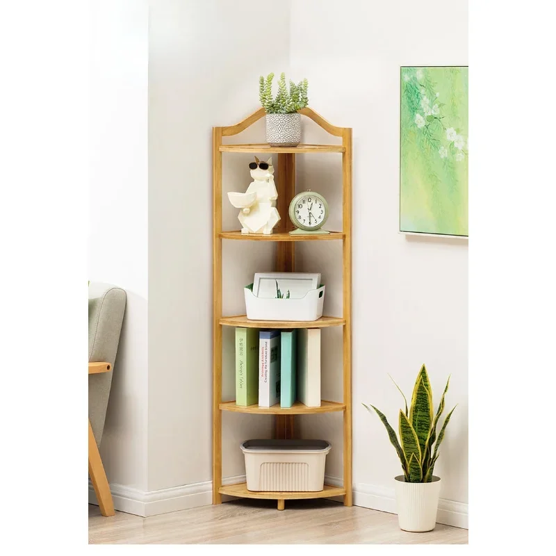 

Stable Load-bearing Corner Multi-layer Children's Room Rack Multi-purpose Storage Shelves Thickened Book Cabinet Book Shelves