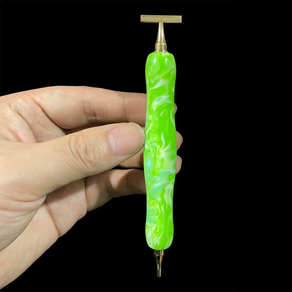 HOMFUN Bunter Diamant-Malstift, Stickerei-Gewinde-Punktbohrwerkzeug, multifunktionales Zubehör für Metall-Schraubgewinde-Kopf – Detail 7