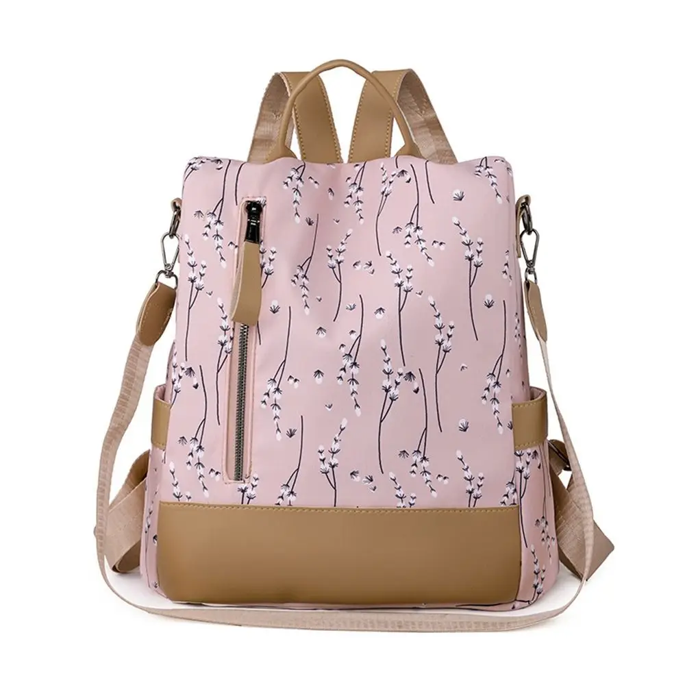 1 Stück langlebiger Damen-Rucksack aus Oxford-Stoff, vielseitig einsetzbar, süßer bedruckter Freizeitrucksack, große Kapazität, Outdoor-Einzelschultertasche – Detail 9