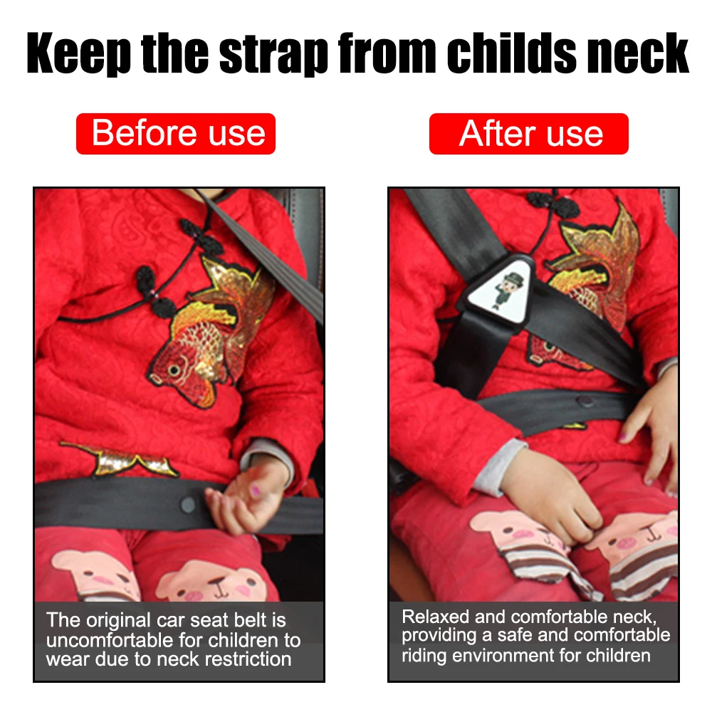 Seat Belt Adjuster Seat Belt Strap Universal Children Car Safety Belt