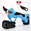 KOHAM 16.8V Cordless Electric Pruning Shears 1 IN Tree Branch Cutter Garden Pruner Orchard Electric Scissors 2.5Ah x 2 Batteries 1