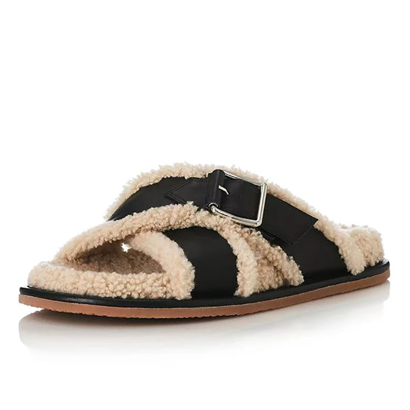 ALIAS MAE Women's Plush Slippers Uniquely Designed with High Quality Materials For Comfortable and Soft Daily Outdoor Leisure