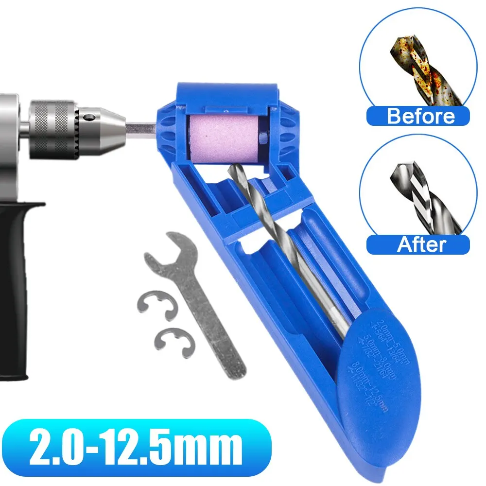 3pcs20125mmPortableDrillBitSharpenerCorundumGrindingWheel