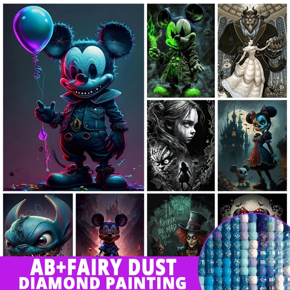 Peinture Diamant AB & Fairy Dust - Thèmes Gothiques Dark