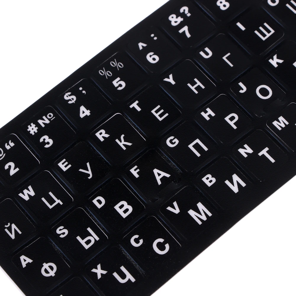 Keyboard Stickers Laptop Keyboard Stickers Letter Korean Multi-Language Protective Film